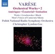 Varese: Orchestral Works Vol. 2 - Ameriques; Ecuatoria; Ionisation