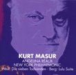 Kurt Masur: Die Sieben Todsunden; Lulu Suite