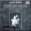 Bohm Conducts: Symphony 9 D Minor Op 125 Choral