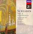 Scriabin: 3 Symphonies & Le Poème de l'extase/ Ashkenazy