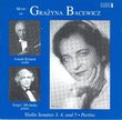 Bacewicz: Violin Sonatas Nos 3-5/Partita
