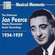 Musical Moments - The Unknown Jan Peerce