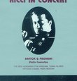 Ruggiero Ricci in Concert : Bartok & Paganini Concertos