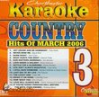 Karaoke: Country Hits of March 2006