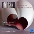 Enescu: String Octet; Violin Sonata No. 3