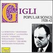 Gigli: Popular Songs 1938-43