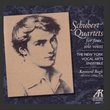 Schubert: Quartets For Four Solo Voices