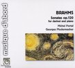 Brahms: Sonatas Op. 120, for Clarinet and Piano
