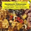 Mendelssohn: Violinsonaten [Violin Sonatas]