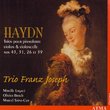 Haydn: Trios pour pianoforte, violon & violoncelle Nos. 43, 31, 26 et 39