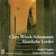 Clara Wieck-Schumann: Sämtliche Lieder