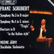 Schubert: Symphonies 3 & 4 / Italian Overture