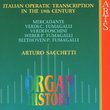 Italian Operatic Transcription