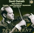 David Oistrakh Plays Violin Sonatas By Prokofiev, K. Khachaturian & Szymanowski