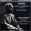 Bartók: String Quartets 1 - 6/Divertimento