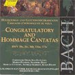 Congratulatory and Hommage Cantatas