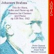 Brahms: Trio for Horn, Violin & Piano, Op. 40; Clarinet Sonatas