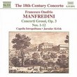 Manfredini: Concerti Grossi Op.3, No. 1-12