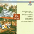 Telemann: Musique de Table - Frans Bruggen conducts Concerto Amsterdam (4 disc set)