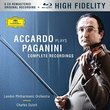 Accardo Plays Paganini - The Complete Recordings [6 CD/Blu-ray Audio Combo]