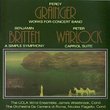 Music of Grainger, Britten and Warlock