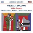 William Bolcom: Violin Sonatas