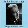 Julius Patzak - sings Lieder