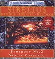 Sibelius: Symphony No. 2; Violin Concerto
