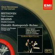 Great Recordings Of The Century - Beethoven: Triple Concerto; Brahms: Double Concerto / Oistrakh, Rostropovich, Richter