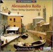 Rolla - Three String Quartets Op. 5 / Quartetto Rolla