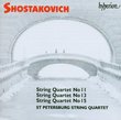 String Quartets 11 13 & 15