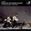 Bach: Sonates pour viole de gambe et clavecin /Quintana * Frisch