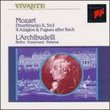 Wolfgang Amadeus Mozart: Divertimento, K.563 / 4 Adagios & Fugues after Bach - L'Archibudelli