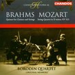 Brahms: Quintet for Clarinet and Strings; Mozart: String Quartet in D minor, KV 421