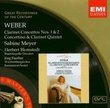 Weber : Clarinet Concertos