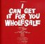 I Can Get It For You Wholesale [Original Broadway Cast Recording]