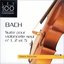 Bach JS-Suites Pour Violoncelle Seul