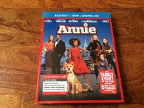 ANNIE Deluxe Edition Blu-Ray+DVD+Digital HD w/BONUS Disc 2015 TARGET EXCLUSIVE