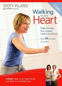 Stott Pilates Walking for Your Heart, 2 DVD Set