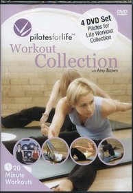 Pilates for Life Workout Collection 4 DVD Set with Amy Brown