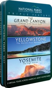 National Parks of the West - Grand Canyon, Yellowstone & Yosemite - Collectable Tin