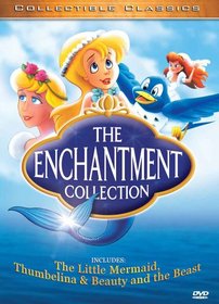 The Enchantment Collection Beauty and the Beast The Little Mermaid Thumbelina Golden Films DVD 