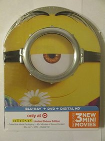 Minions Exclusive Metal Packaging Collector's Limited Deluxe Edition Blu-Ray/DVD/Digital HD