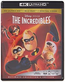 The INCREDIBLES 4K Ultra Blu Ray + Blu Ray + Digital Code [Blu-ray]