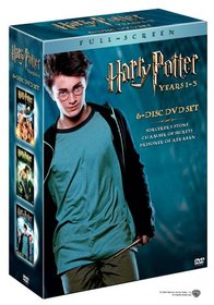 Harry Potter - Years 1-3 Collection (Harry Potter and the Sorcerer's Stone/Harry Potter and the Chamber of Secrets/Harry Potter and the Prisoner of Azkaban) (6-Disc DVD Set) (Full Screen Edition)