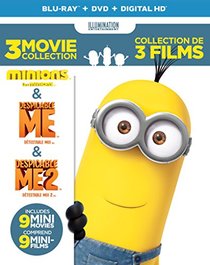 Minions / Despicable Me / Despicable Me 2 (Blu-ray + DVD) (Blu-ray)