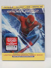 The Amazing Spider-Man 2 - Includes an Exclusive All-New Limited-Edition Marvel Comic Book + New Magno Collectible Case (Blu-Ray 3D/Blu-Ray/DVD/Digital HD UltraViolet Combo Pack)