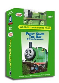 Thomas & Friends - Percy Saves the Day (With Metallic Green Percy Toy)
