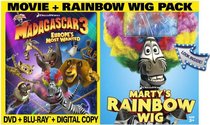 Madagascar 3:  Europe's Most Wanted (Two-Disc Blu-ray/DVD Combo + Digital Copy + UltraViolet and Rainbow Wig)