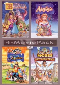 The Secret Of The Hunchback/The Secret Of Anastasia/The Secret Of Mulan/Moses Egypt's Great Prince DVD